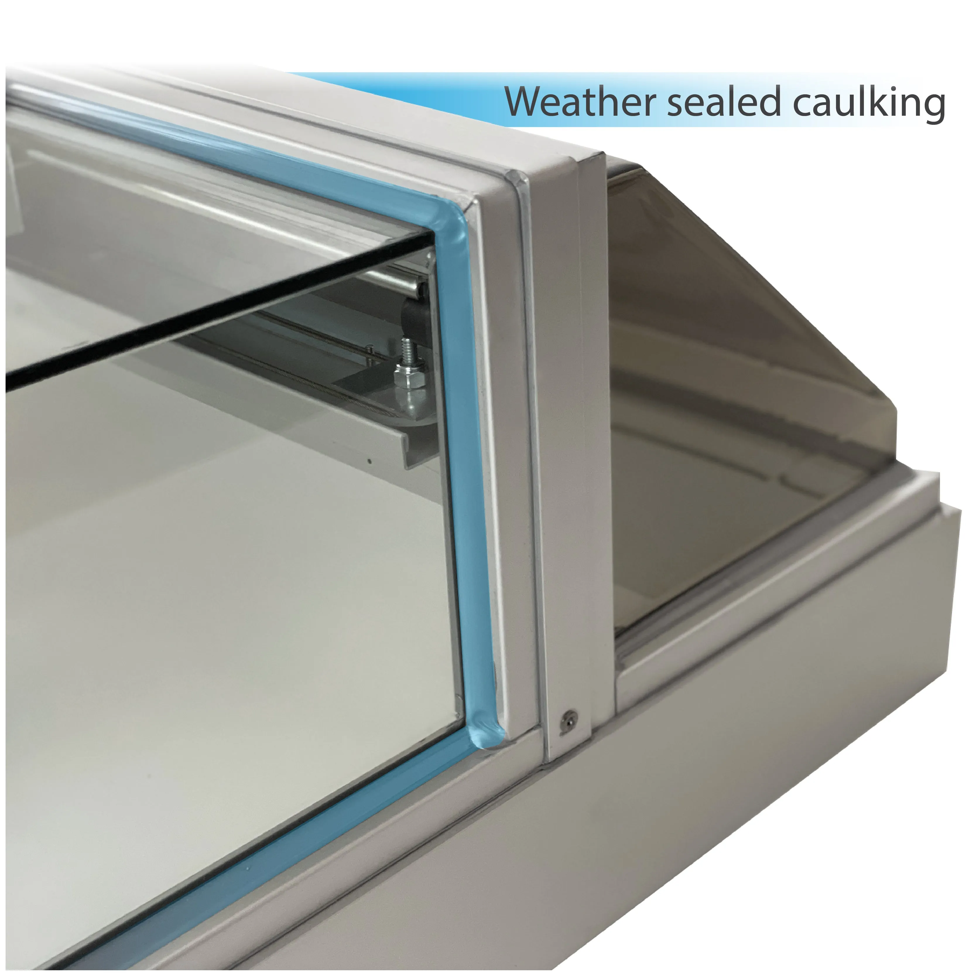 Ready Access BO10-E | Fully Automatic Open/close Bi-parting Drive Thru Window | Multiple Color Options